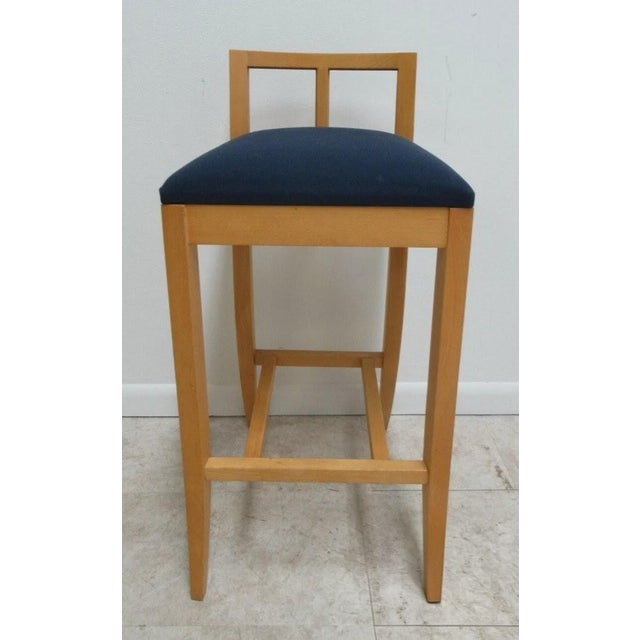 Industrial 1990s Michael Graves Design for Atelier Prototype Finestra Bar Stool Chair One of a Kind For Sale - Image 3 of 13