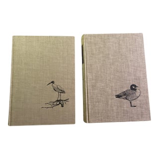 Vintage Bird Books Set of 2 Handbook of North American Birds For Sale