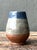 Late 20th Century Vintage Blue and Gray Ceramic Vase For Sale - Image 5 of 12