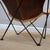 Vintage Mid Century Leather Butterfly Child Chairs - A Pair For Sale - Image 4 of 7