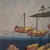Antique Japanese Wood Block Print “Miya Shichiri Ferry Crossing” From The Tokaido Series Signed By Utagawa Hiroshige 19thC...