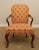 Traditional Queen Anne Style Custom Vintage Walnut Armchair For Sale - Image 3 of 13