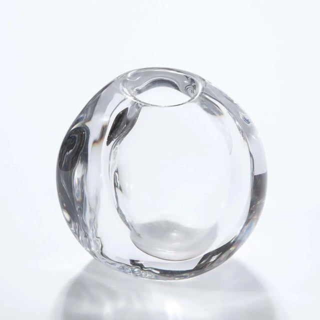 Kosta Boda Swedish Mid-Century Modern Göran Wärff for Kosta Boda Translucent Glass Vase For Sale - Image 4 of 13