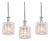 Petite Murano Tubes 1 of 5 Pendant Lights by Doria, 1970s For Sale
