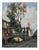 Cirano Castelfranchi, View of the Naviglio in via San Damiano, 1951, Oil on Panel For Sale
