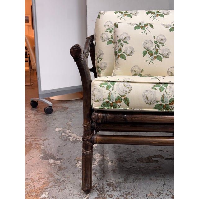 Brown McGuire Furniture Bamboo Loveseat, Vintage. For Sale - Image 8 of 12