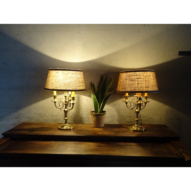 Gold Copper Candlesticks, 1890s, Set of 2 For Sale - Image 8 of 18