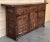 19th Spanish Baroque Carved Walnut Tuscan Three Drawers Credenza or Buffet, 1890 For Sale - Image 3 of 11