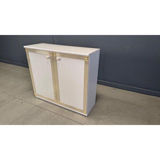 Hollywood Regency Style Cabinet, 1980s For Sale - Image 9 of 16