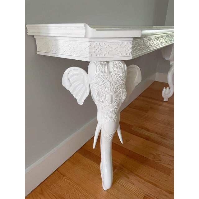 1960s Gampel Stoll Elephant Wall Mount Conole For Sale In New York - Image 6 of 11