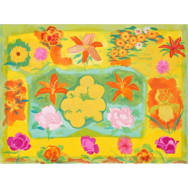 Early 21st Century Multicolored Flowers, Biagio Civale For Sale - Image 5 of 5