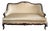Elegant Drexel Heritage French Provincial Silk Settee For Sale