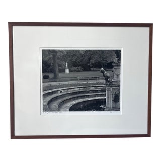 "Garden of Diana-Chateau Fontainebleau"-Elizabeth Matheson Framed Photo-1991 For Sale