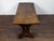 Italian 1800s Walnut Farm Table with Carved Legs, Stretcher and Weathered Patina For Sale - Image 10 of 12