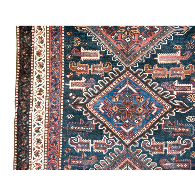 Early 20th Century Persian Qashqai Runner For Sale - Image 10 of 14