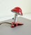 Metal 1950s Red Mini Clip Light For Sale - Image 7 of 9
