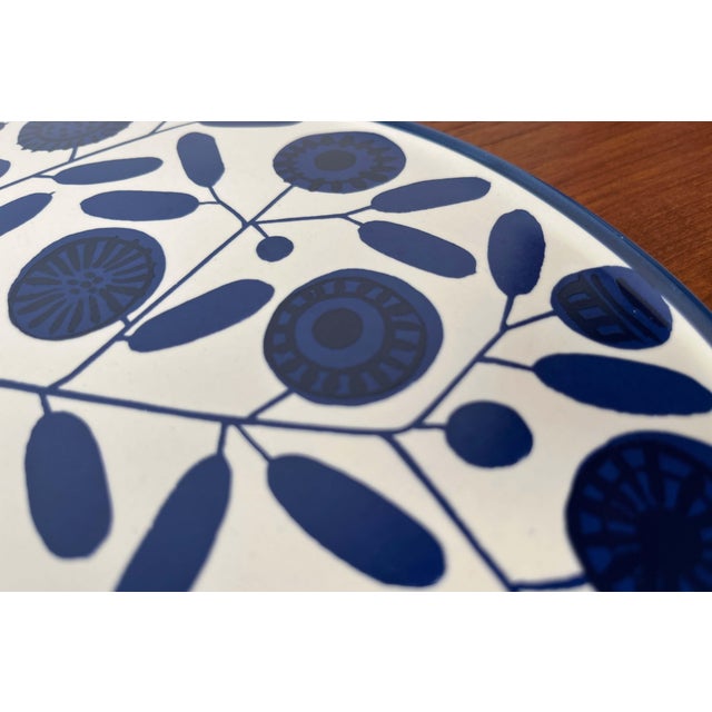 Large Mid-Century Modern German Ceramic Stockholm Series Plate from Melitta, 1960s For Sale - Image 13 of 18