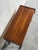Wood Rosewood One Drawer Entry Table With Etched Panel Risskov Møbelkunst Denmark 1960s For Sale - Image 7 of 10