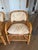 Tan Set of 4 Bielecky Brothers Rattan Lounge Chairs With Ottoman- New York, Circa 1990 For Sale - Image 8 of 9