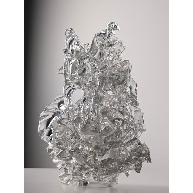 René Roubicek, Coral Sculpture, 1960s, Crystal For Sale - Image 4 of 10