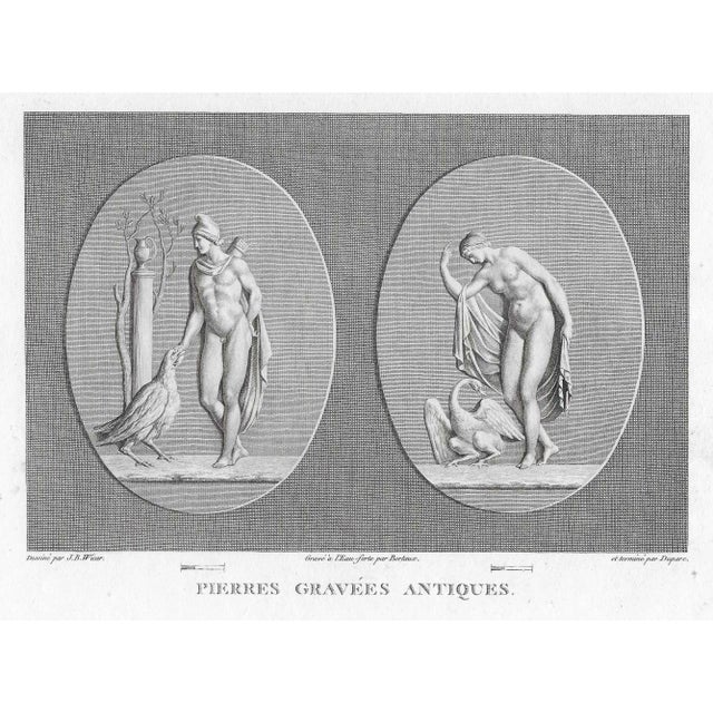 Figurative Antique 19th Century Mythological Engraving For Sale - Image 3 of 3