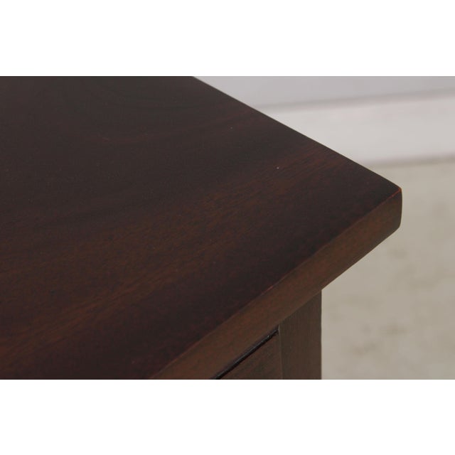 Virginia Style Bench Made Mahogany 2 Drawer Hunt Board Server For Sale - Image 10 of 14