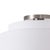 2020s Coronado 18" Flush Mount by Nova - Modern Satin Nickel Steel, Double Drum White Linen Shade, Dimmable Elv, Ideal for Hallway Bedroom For Sale - Image 5 of 6