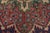Tabriz Rug 6’9” X 9’11” Purple Wool Vintage Distressed Hand-Knotted Carpet For Sale - Image 9 of 15