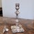 Metal Set of Four Georgian Style English Silver Plate Candlesticks, 19th Century For Sale - Image 7 of 12