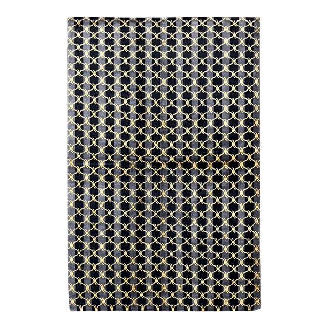 Contemporary Hand-Knotted Nepal Rug 5'6" X 8'2" For Sale
