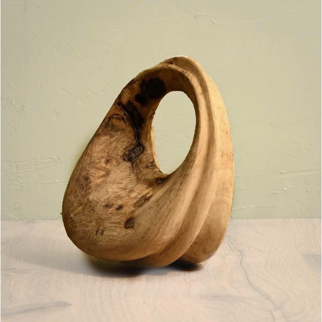 Fabi, Abstract Sculpture, 2000s, Olive Wood For Sale - Image 9 of 9