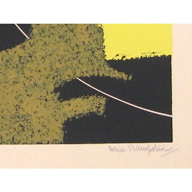 Edition of 100 prints, numbered and hand signed. Good conditions. A nice and rare graphic work, probably one of the last...