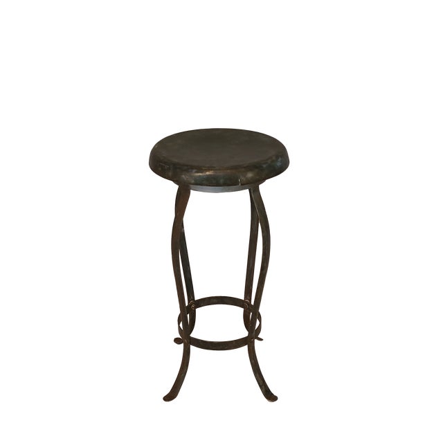 1970s Vintage Industrial Stool For Sale
