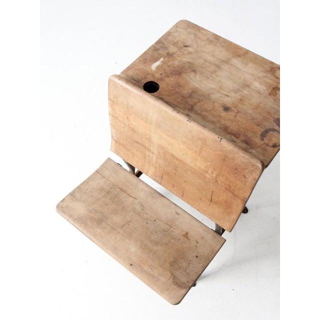 Antique American Seating Co School Desk For Sale - Image 11 of 13
