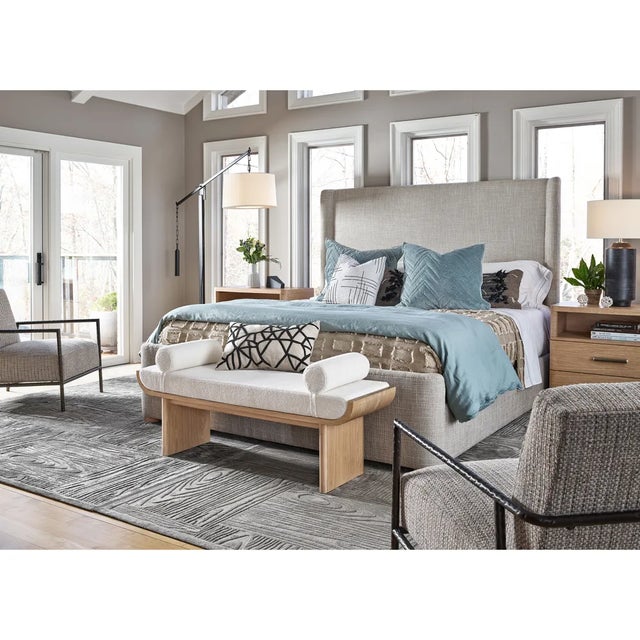 Contemporary Contemporary Sischo Upholstered Bench For Sale - Image 3 of 5