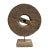 Mid 20th Century Antique Wood Grinder Wheel on Stand For Sale - Image 5 of 5