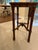 Traditional Mainland-Smith Wood and Leather Top Side Table For Sale - Image 3 of 7