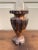 1970s Hand-Carved Chrysanthemum Wood Vase From Marshall Field’s For Sale In South Bend - Image 6 of 11