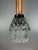 Mid-Century Space Age Ceiling Lamp Pendant Lamp in Teak and Glass, 1960s For Sale - Image 4 of 11