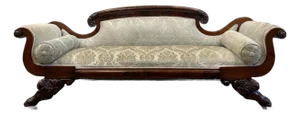 Antique Victorian/Georgian-Style Mahogany Sofa