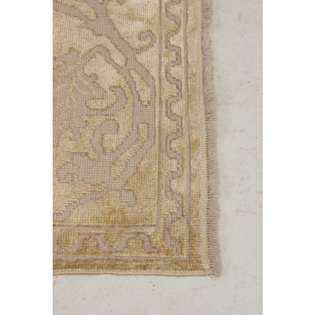 Vintage 8 X 10 Low Pile Oriental Area Rug For Sale - Image 4 of 15