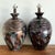 Ceramic Vintage Glazed Metallic Ceramic Lamps - Set of 2 For Sale - Image 7 of 18