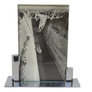 Art Deco Chrome-PlatedPicture Frame, France, 1920s For Sale