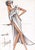 1980 Original French Fashion Drawing, Summer, Beach, Cruisewear-Pen and Ink, For Sale - Image 4 of 4