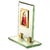 Nile Green Chiseled Crystal and Brass Photo Frame from Fontana Arte, Italy, 1950s For Sale - Image 14 of 14