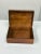 American Antique Quarter Sawn Oak Wood Humidor Cigar Box For Sale - Image 3 of 12