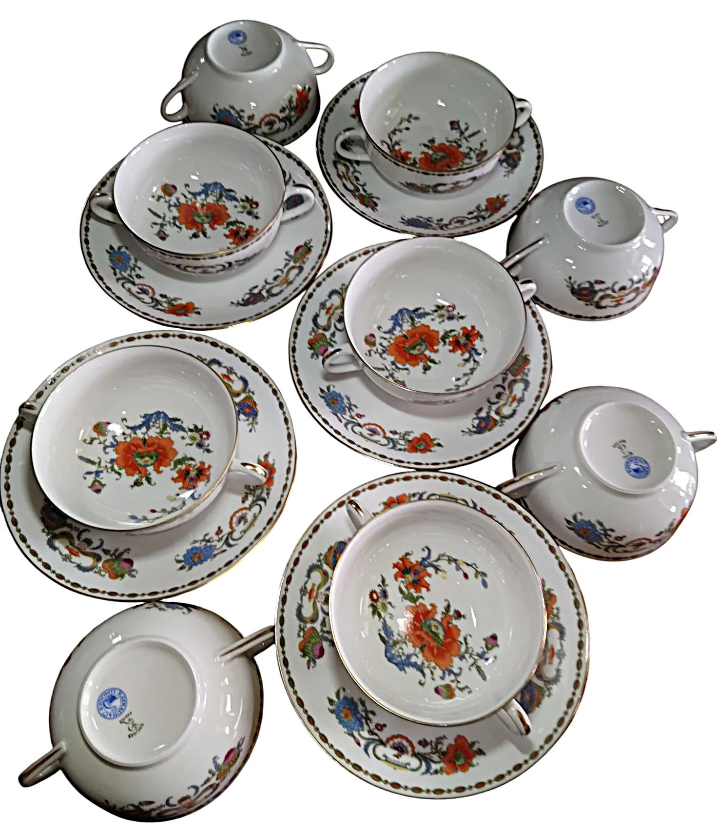 ＋RAYNAUD LIMOGES お皿　食器　セット　まとめ売り Dinner Service in Limoges Raynaud Porcelain, 1960s, Set of 58