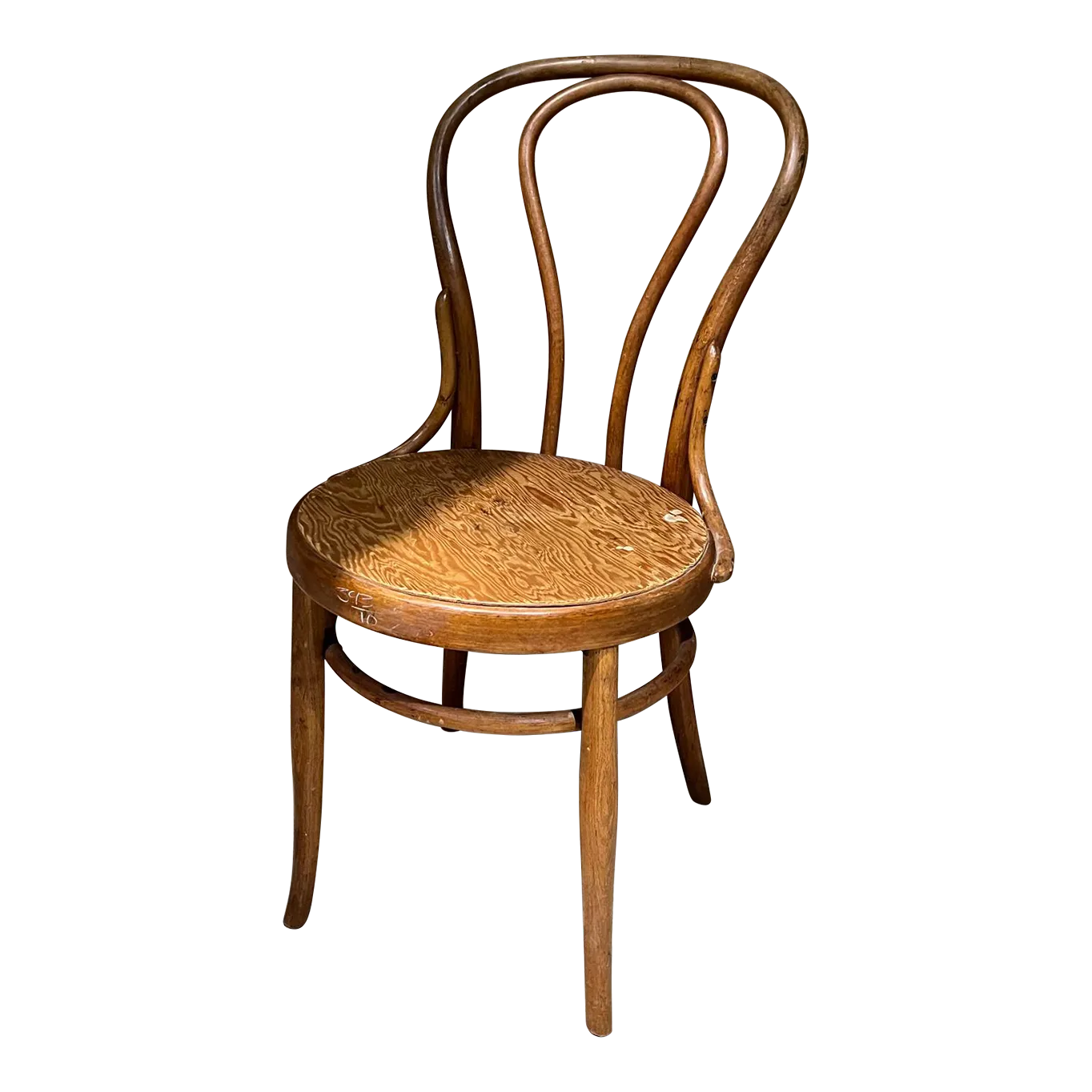 1930s Vintage Thonet Cafe Chair Bentwood Stamped Austria | Chairish