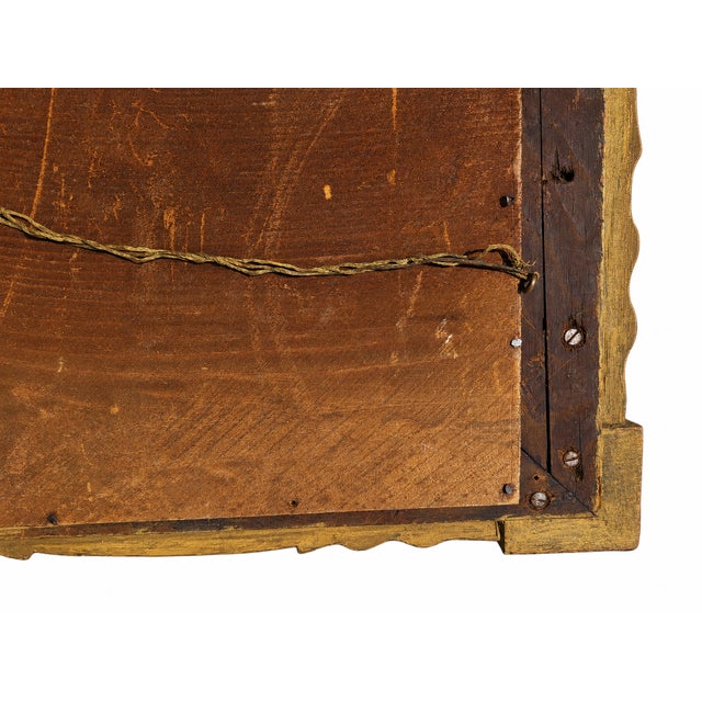 19th Century American Empire Giltwood Split Baluster Wall Mirror For Sale - Image 15 of 17