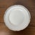 Set of 6 Villeroy & Boch white and gold flat plates, 1950 Dimension: Diameter: 23.5 cm Height: 3 cm Good general...